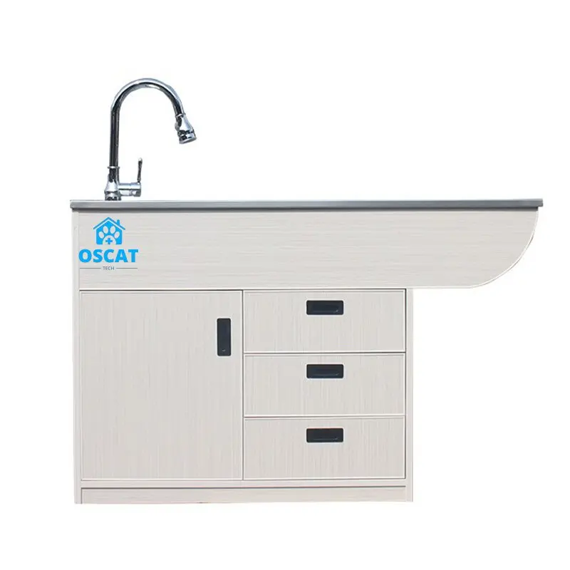 

OSCAT High Quality Pet Operating Table Veterinary Equipment Wooden Wet Pet Disposal Station for Clinic