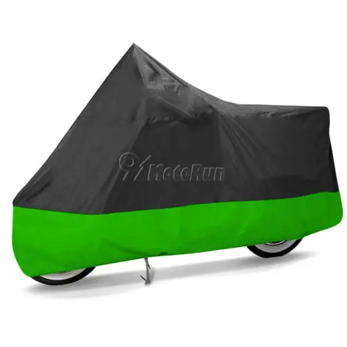 L Universal Green Motorcycle Cover For Kawasaki Ninja ZX 6R 7R 9R 10R 12R 14R