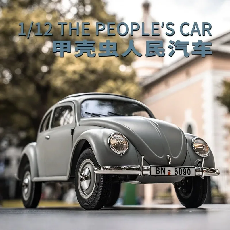 New Fms 1:12 Beetle Civil Edition Painted Retro Simulation Car Model Electric Remote Control Rc Climbing Car Toy Gift