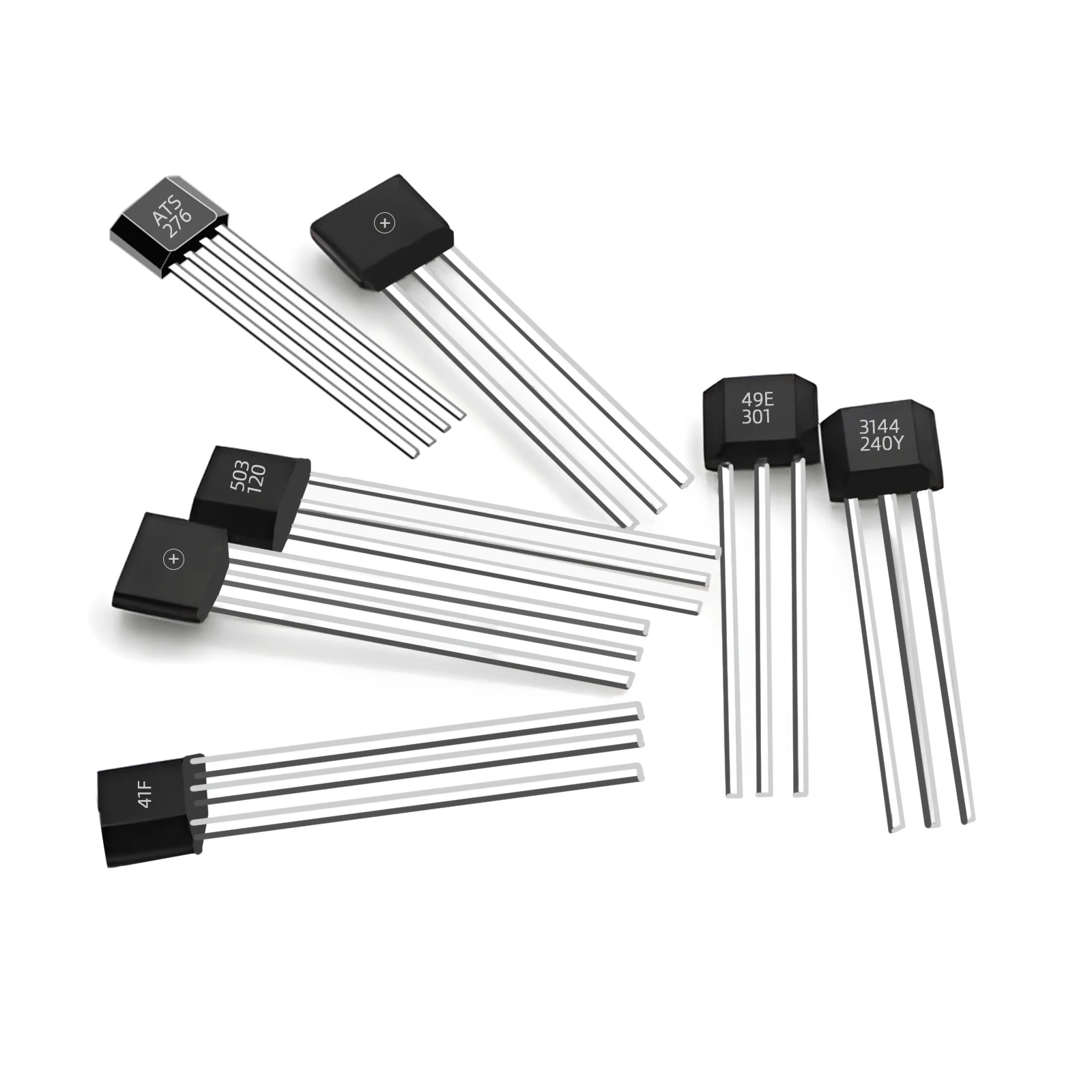 10st Ss41f A3144 Ss49e 0h137 Ats276 Us1881 Ugh3503 Hall Effect Sensor Tot-92 Hal Element Sensormotor 3 Pinnen Voor Arduino