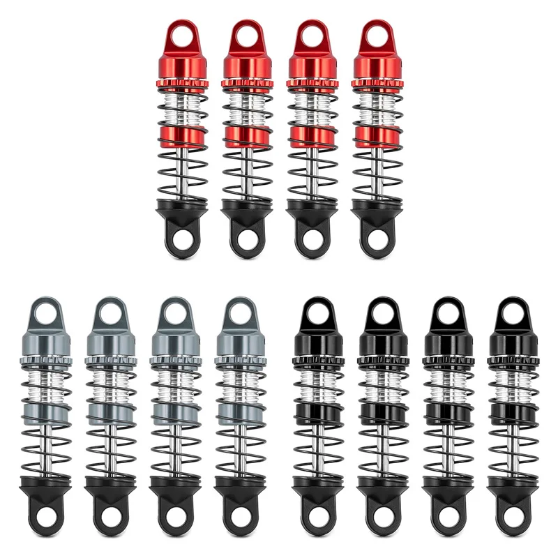 Anodized Aluminum Adjustable Damping Shock 23mm RC Damper For Axial 1/30 SCX30 Ford Bronco Jeep Wrangler K10 Rock Crawler