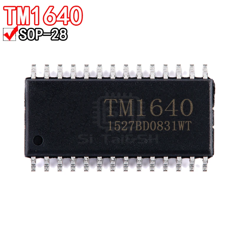 10PCS TM1640 patch SOP28 LED driver chip