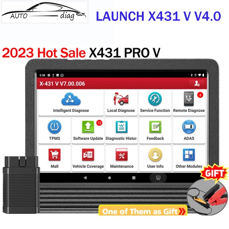 

In Stock Launch X431 PRO V V4.0 Automotive Diagnostic tools Full System ECU Coding Active test obd2 scanner for car