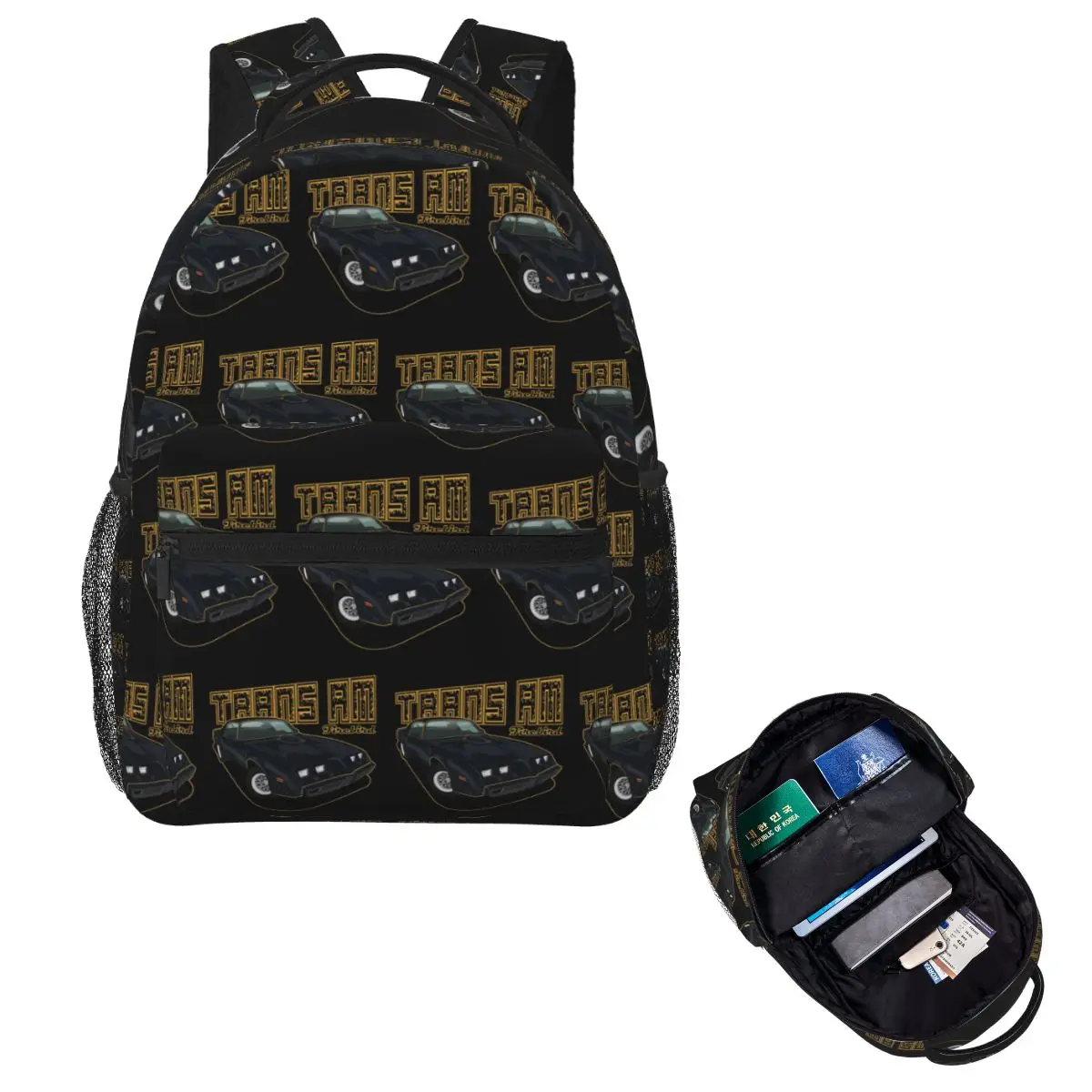 

Firebird Trans Am Student Backpack School Bag Hiking Travel Daypack for Boys Girls Fashion Bookbag Shoulder Bags