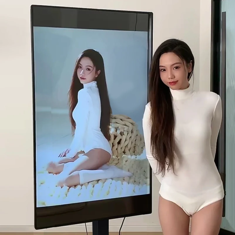 

Большой экран фотомонитора, студия онлайн, экран съемки, вертикальная реклама, проекционная универсальная машина