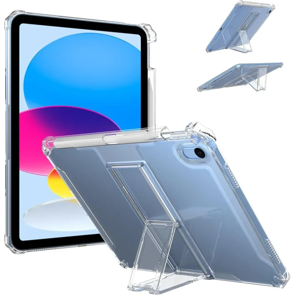 

Tablet Case for IPad 11th Generation 2025 11 Inch A16 Clear Case A2696 Gen10 with Pencil Holder TPU Shockproof IPad 10th Gen10.9