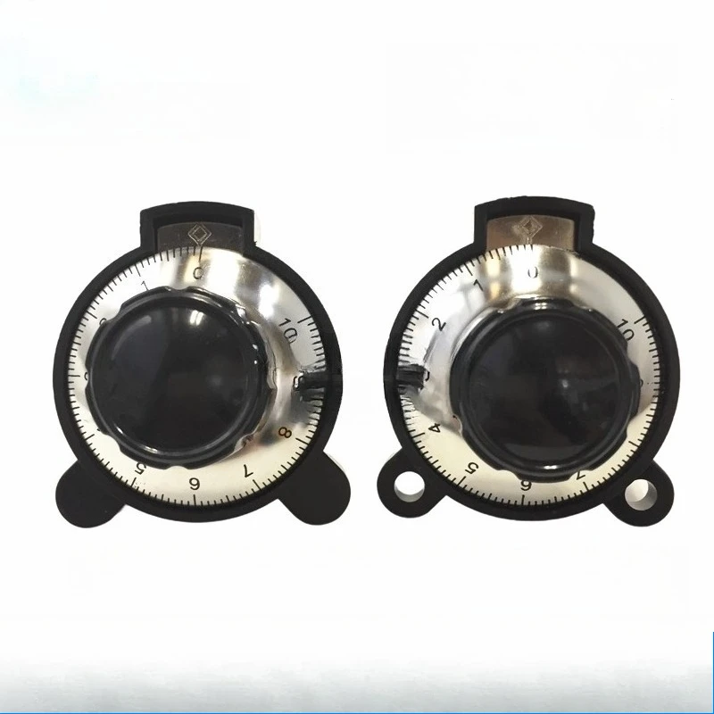 2Pcs/New red panda scale reduction knob SB360-A (B) type, inner hole 6mm is suitable for RV24 potentiometer