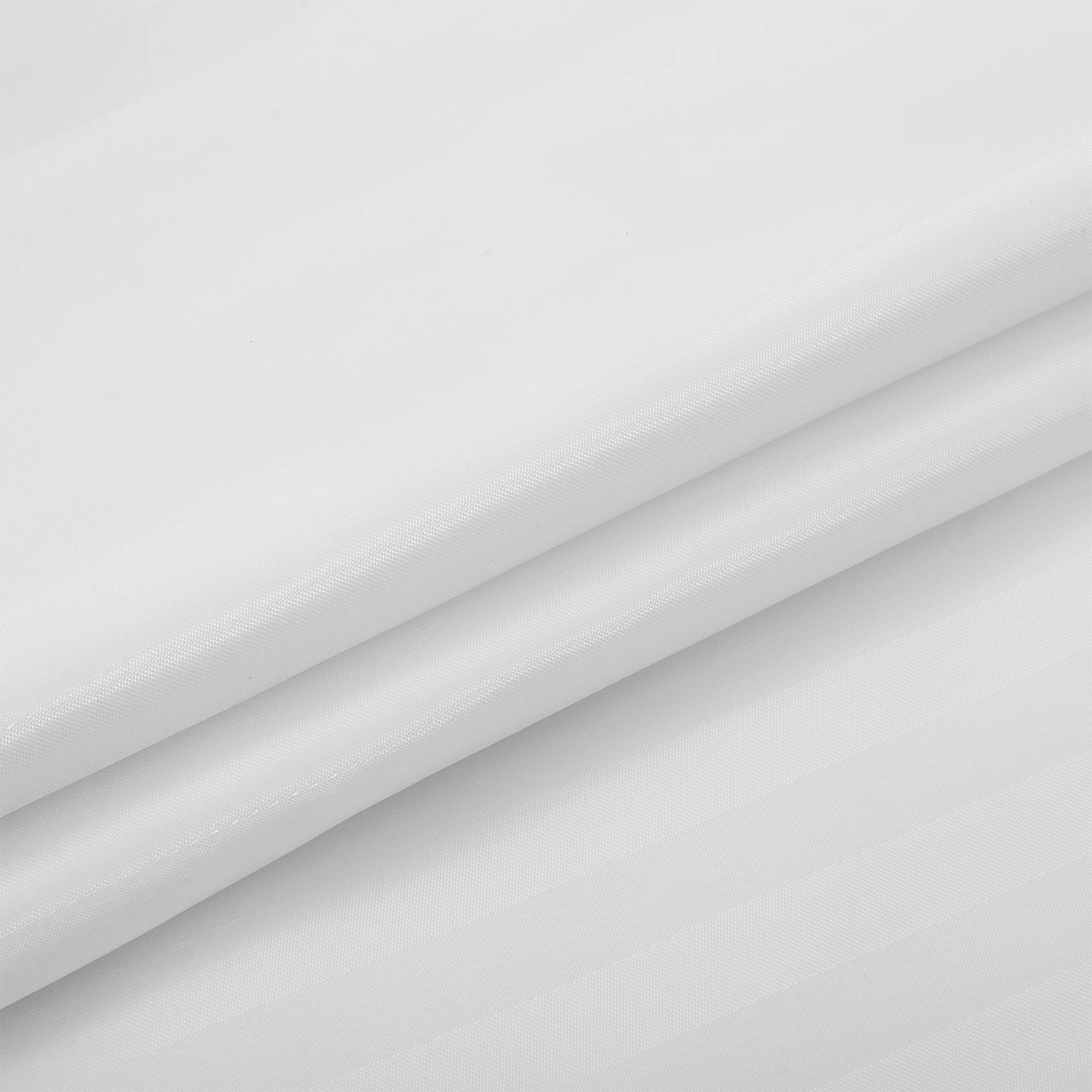 

Waterproof Shower Curtain 180x180cm White Polyester Striped Bathroom Partition Curtains Hooks Large