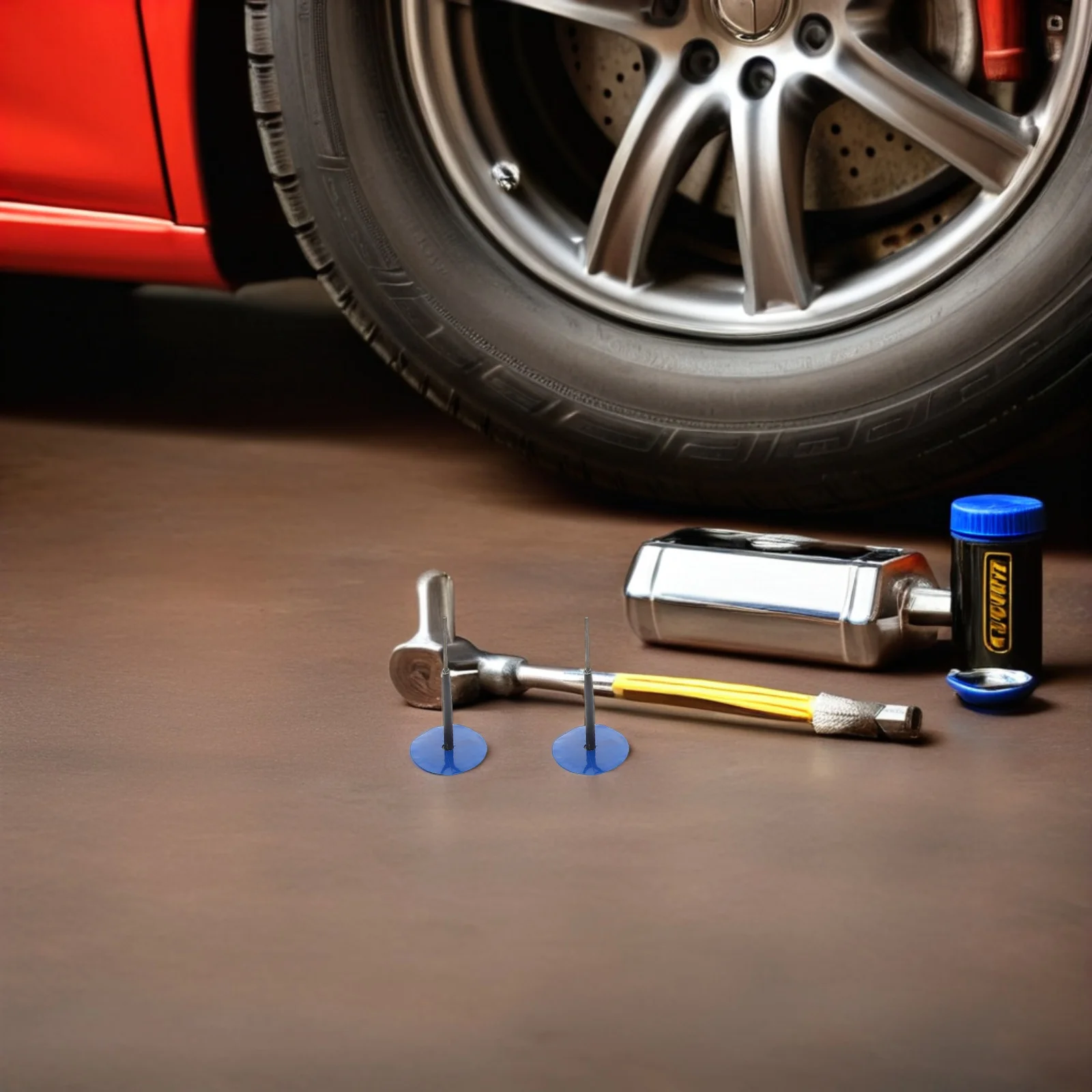 10 قطعة إصلاح إطارات السيارات الفطر التوصيل عدة ختم قوي مركبة دراجة نارية جرار الطريق إصلاح الطوارئ #2