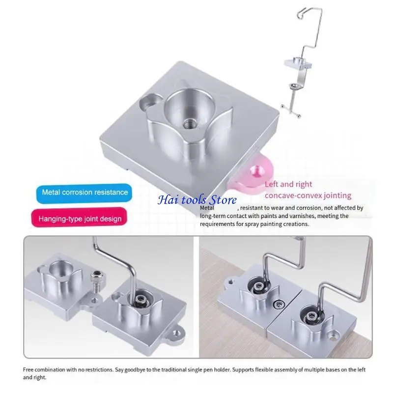 

X37E Прочная подвесная подставка для аэрографа Металлическая конструкция для длительного использования Надежность при тяжелых