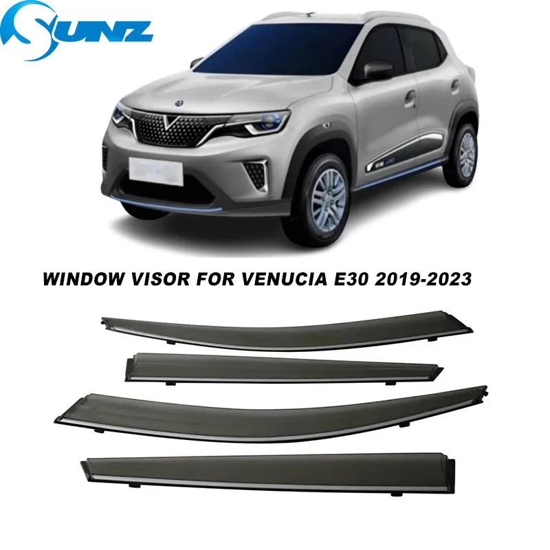 

Side Window Deflector For VENUCIA E30 2019 2020 2021 2022 2023 Side Window Visors Waterproof Rain Awnings Shelter Deflector