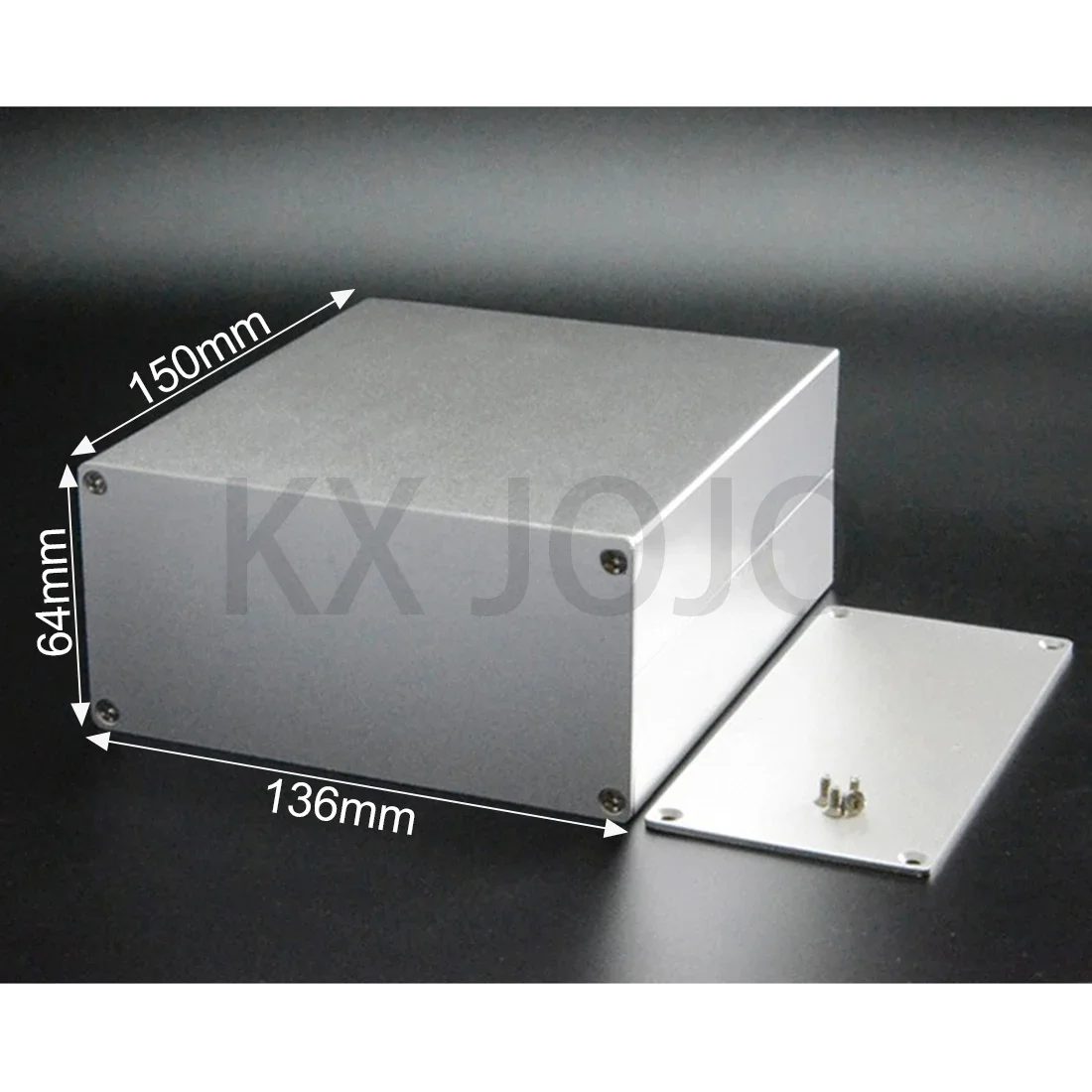 

Aluminum Enclosure 136*64*150mm Silver Split Case Electronic PCB Instrument Supply DIY Power Housing Instrument