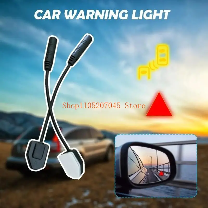 Car Accessories Lane Change Warning System 5V Vehicle Blind Spot Detection System BSD Warning Light Alarm Safety Driving