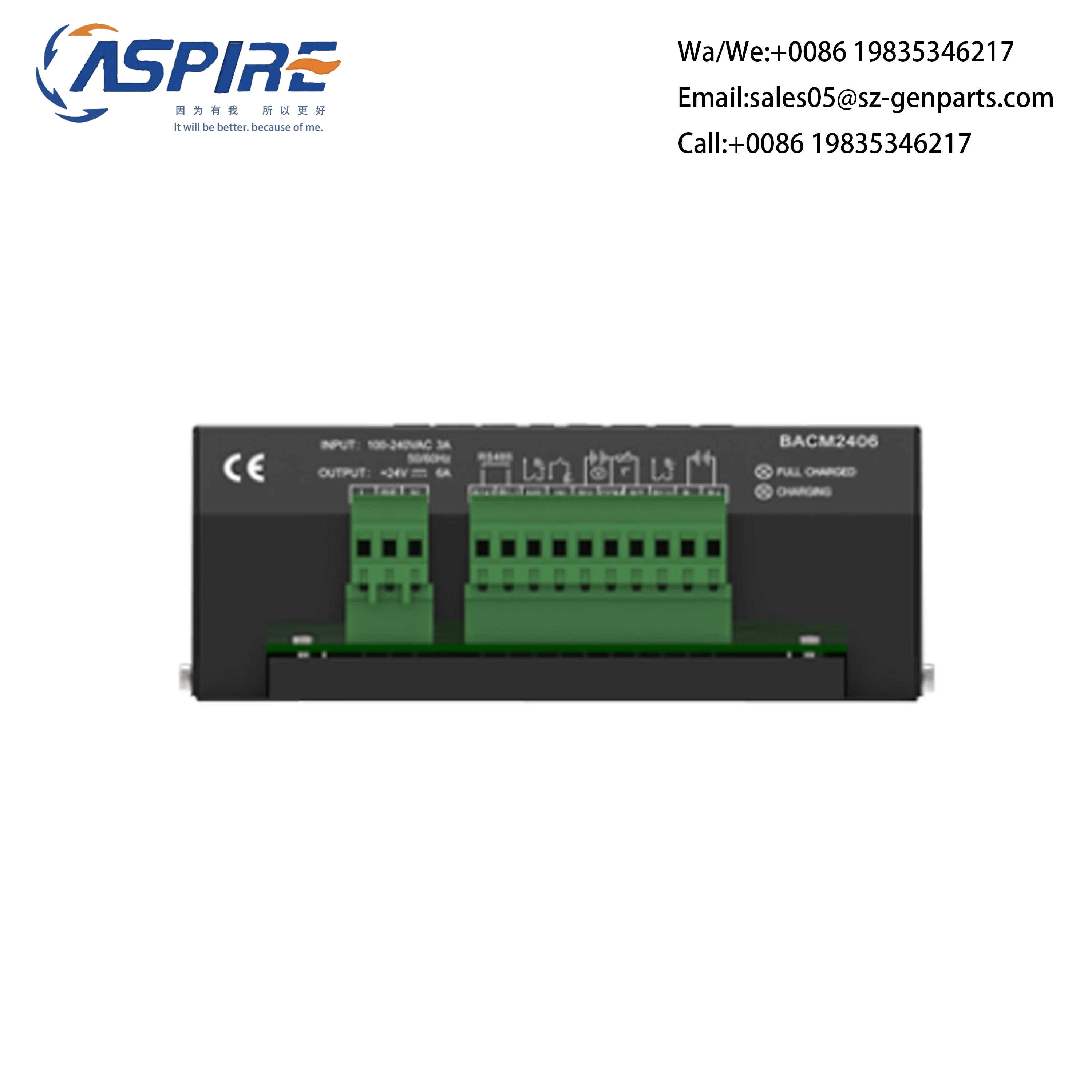 

Зарядное устройство Smartgen 24 В 6A BACM2406