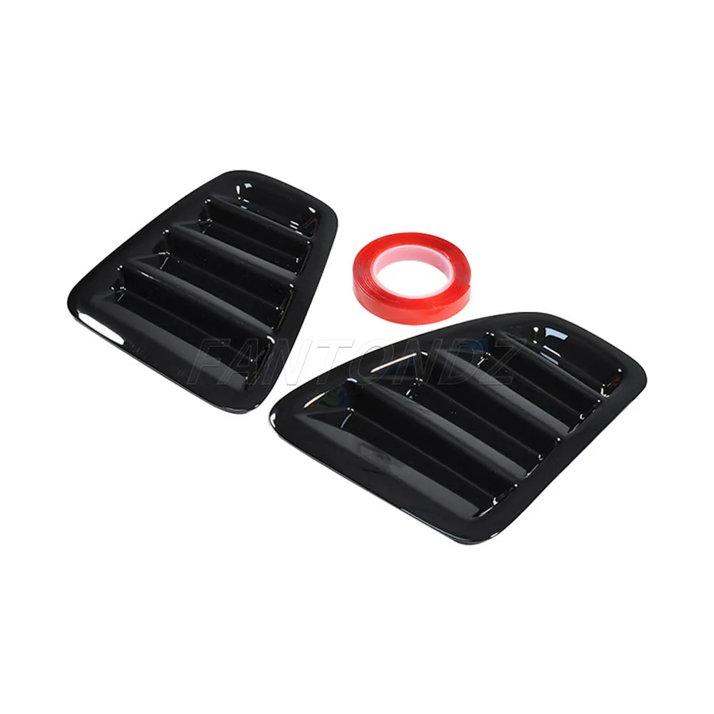 ABS لامع أسود/الكربون نظرة الخلفية الذيل غطاء خفيف ملصق مزخرفة لشركة فيات 500 Abarth 595 695 2016-2024 #5