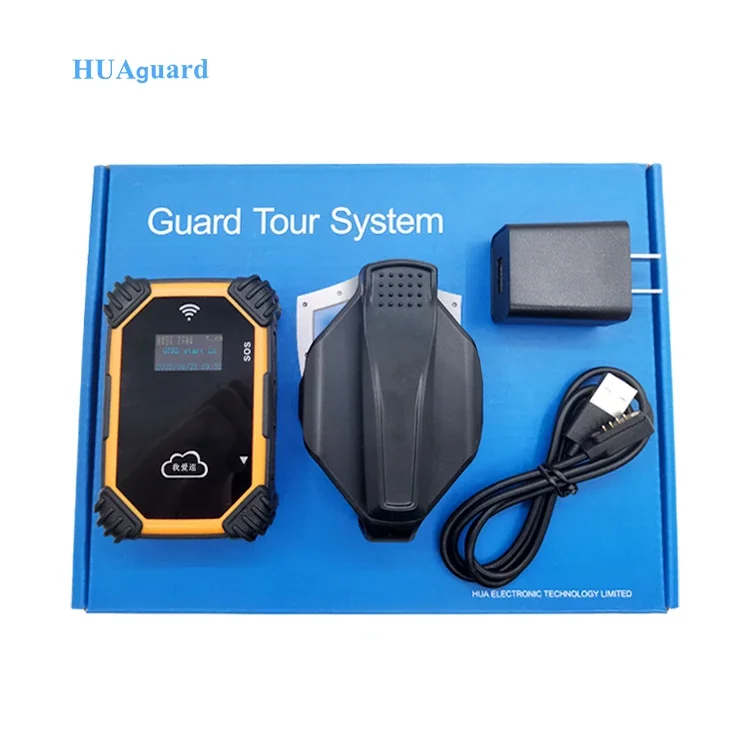 HUAguard Security Gps Real Time RFID Checkpoint Guard Tour Protection Patrol System
