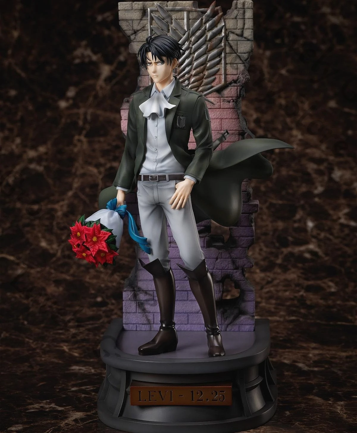 

Подлинная аниме «Атака Титанов» Shingeki No Kyojin Levi Ackerman, косплей, мультяшные фигурки, модель, украшение, гаражные наборы, аксессуар, подарок