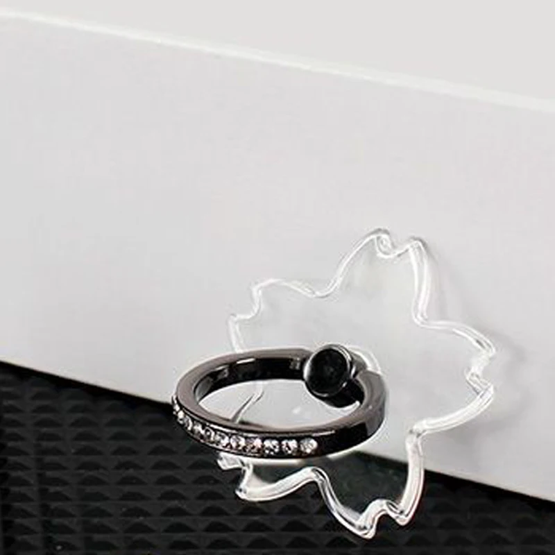 Transparenter Handy-Ringhalter mit Ständer 360° ° Graddrehung, transparenter Fingergriff, Ständer, kompatibel mit iPhone Xiaomi für Handyhülle – Detail 5