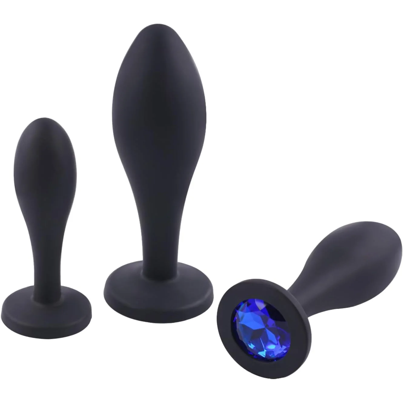 Anal Plug ผู้ใหญ่ Sex toy3PCS เครื่องประดับ Anal ชุดการฝึกอบรมผู้ใหญ่เกมเพศเกมตูดขนาดเล็กปลั๊กเหมาะสําหรับผู้เริ่มต้น Anal Plug