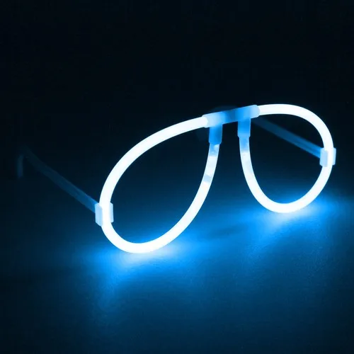 Aydınlı Glow in the dark Fluorescent Glow Stick Glasses Glow Glasses Blue Color