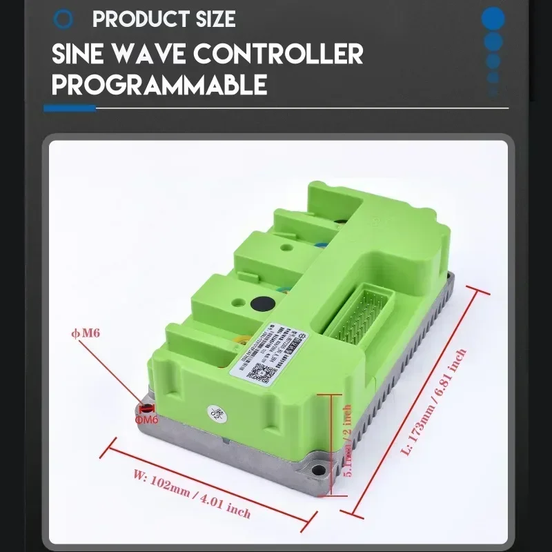 FarDrive Controller ND72260 48-72V 2000-3000W 80A Sine Wave Electric Motorcycle Scooter Controller Programming with Bluetooth