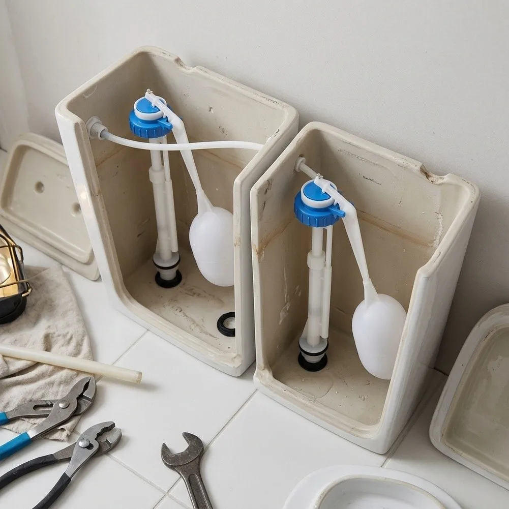 Float Ball Operated For Toilet Tank Fill Valve Replacement ABS Body Designed for Water Efficiency and Reliability