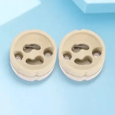 

Комплект из 2-х керамических патронов для люстр и настенных светильников, стабильные патроны для лампочек для кухни и спальни