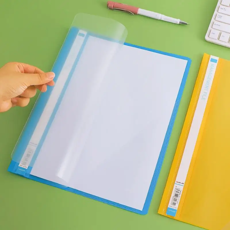 

5pcs A4 Project Folder Presentation Project Folder A4 Report Document File Transparent Cover