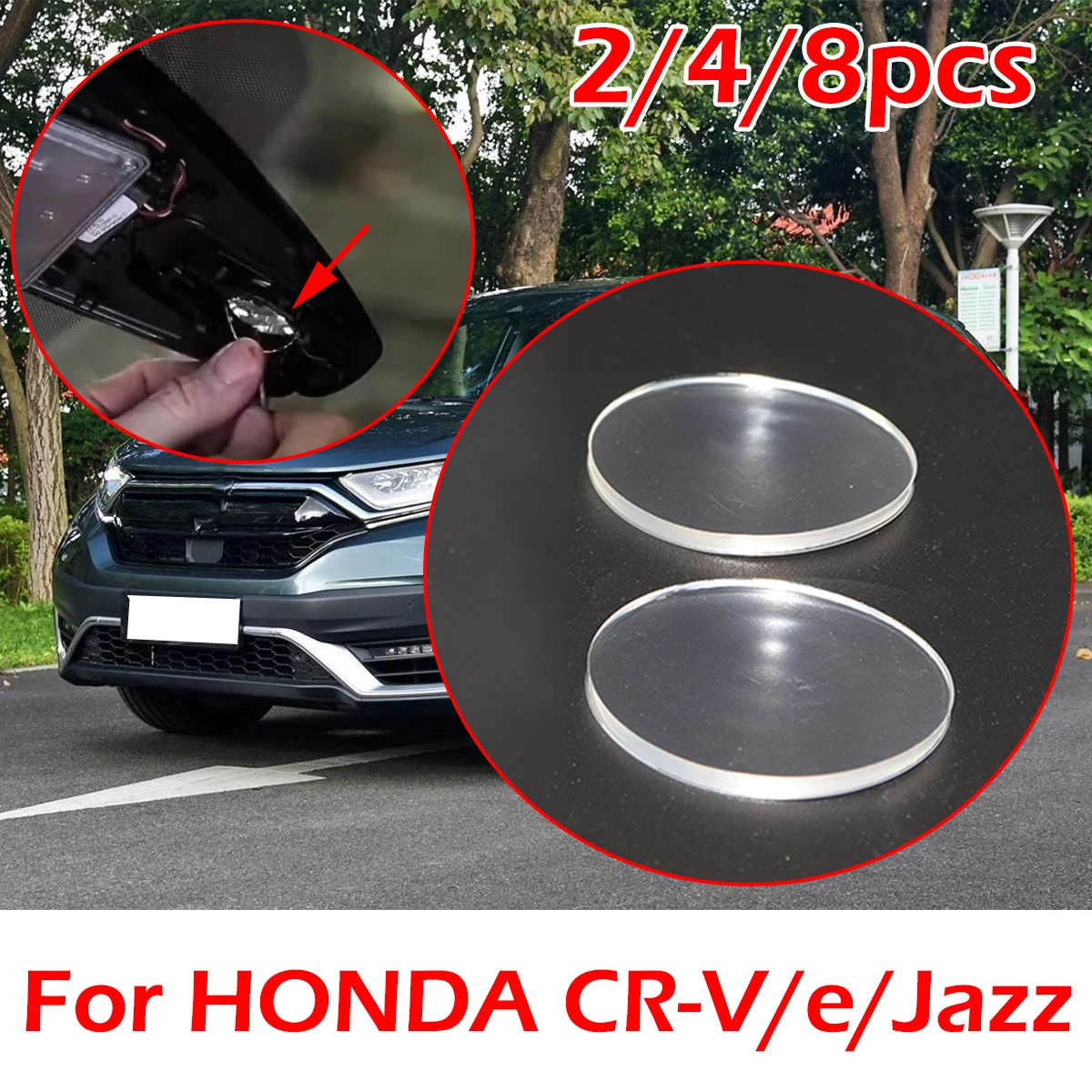 

Rain Light Sensor Gel Pad For HONDA CR-V e Jazz (20-) Adhesive Film Silicone Cushion Repair Kit Multi-Purpose Tape replacement