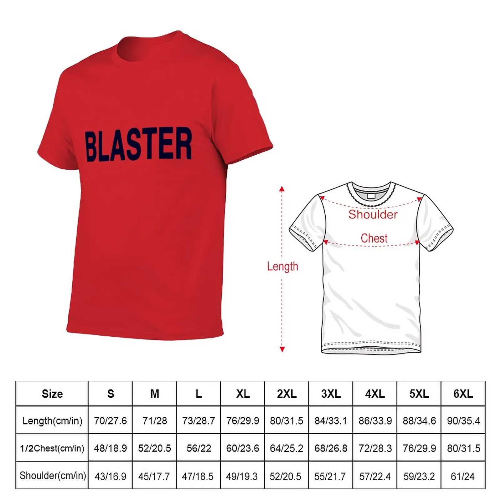 Over The Top - 80s Movie: Blaster T-Shirt quick-drying plus sizes kawaii clothes mens t shirts casual stylish