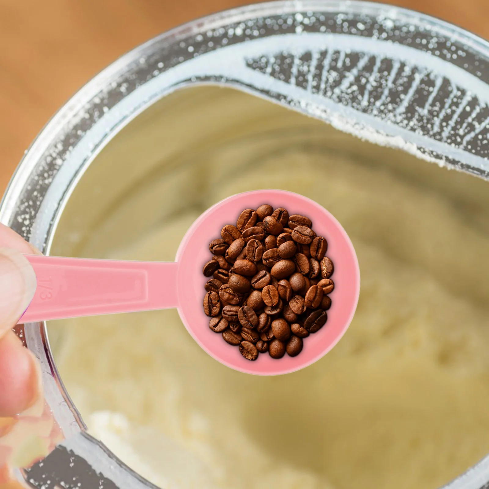 

1Set Baking Tool Measuring Spoons 9 Pieces Kitchen Measuring Spoon Lightweight Salt Milk Powder Baking Supplies