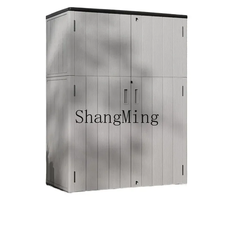 CL  Cabinet Kindergarten Storage BoxOutdoor Storage Waterproof Sunscreen Yard Garden Toolbox Balcony Sundries Storage