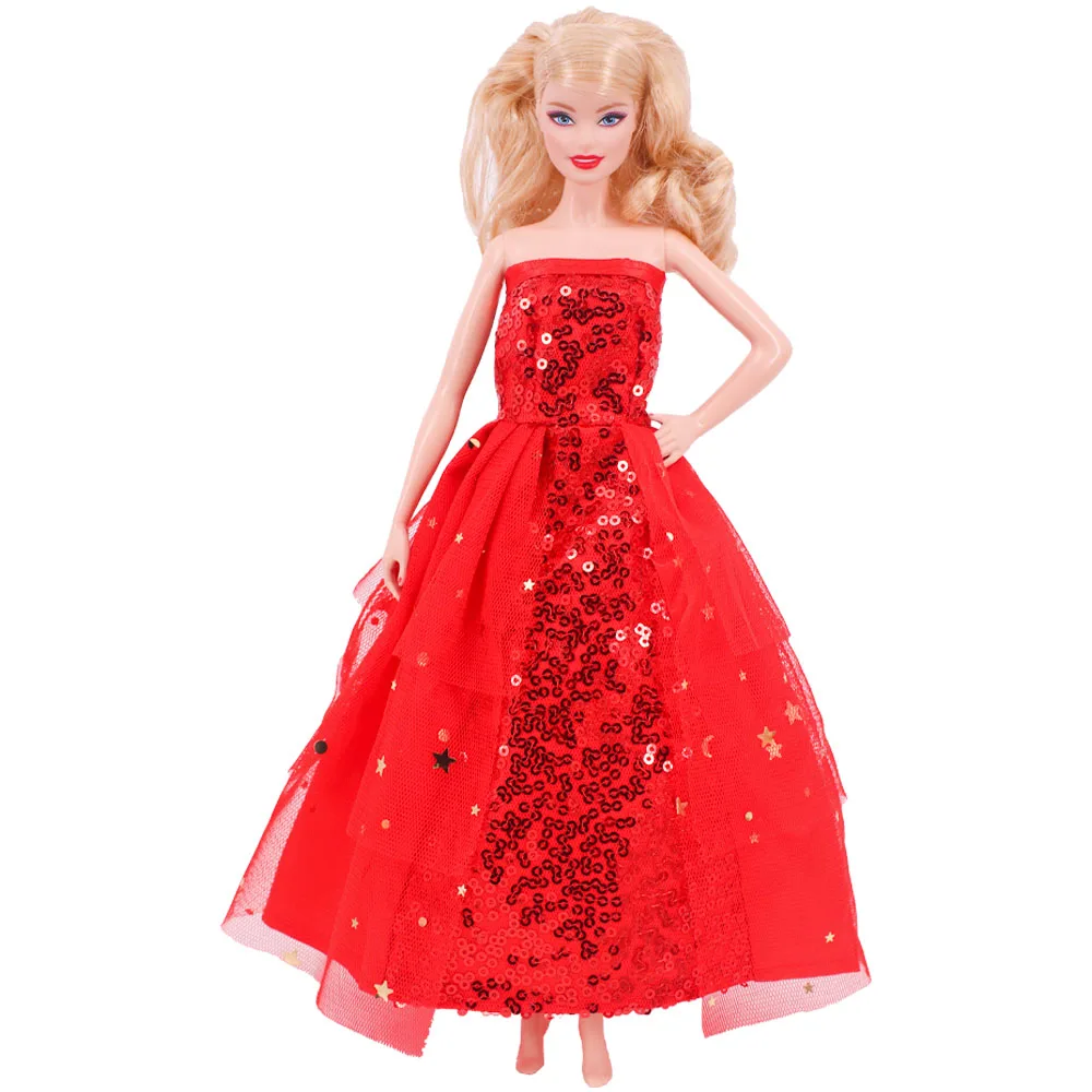 Vestido con capucha para fiesta de cena, traje de Barbies + sombrero, accesorios de ropa para muñecas, trajes de boda para Barbies de 11,8 pulgadas