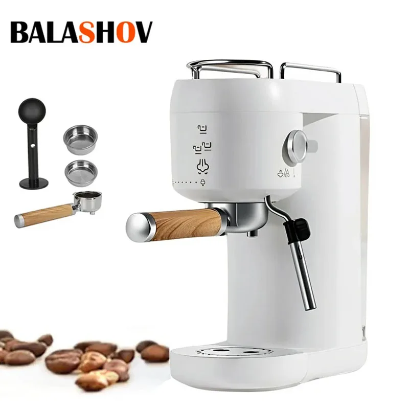 Professional Espresso Coffee Maker Electric Italian Coffee Machine 15 Bar Automatic Milk Frother Cappuccino Latte Espresso Maker