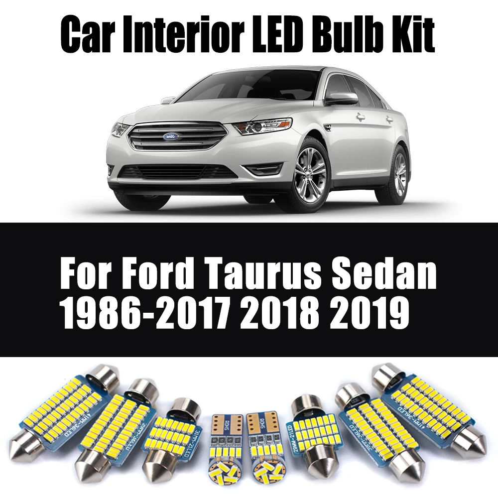 Canbus For Ford Taurus Sedan 1986- 2017 2018 2019 Car Accessories Vehicle LED Interior Reading Bulb Map Dome Courtesy Light Kit