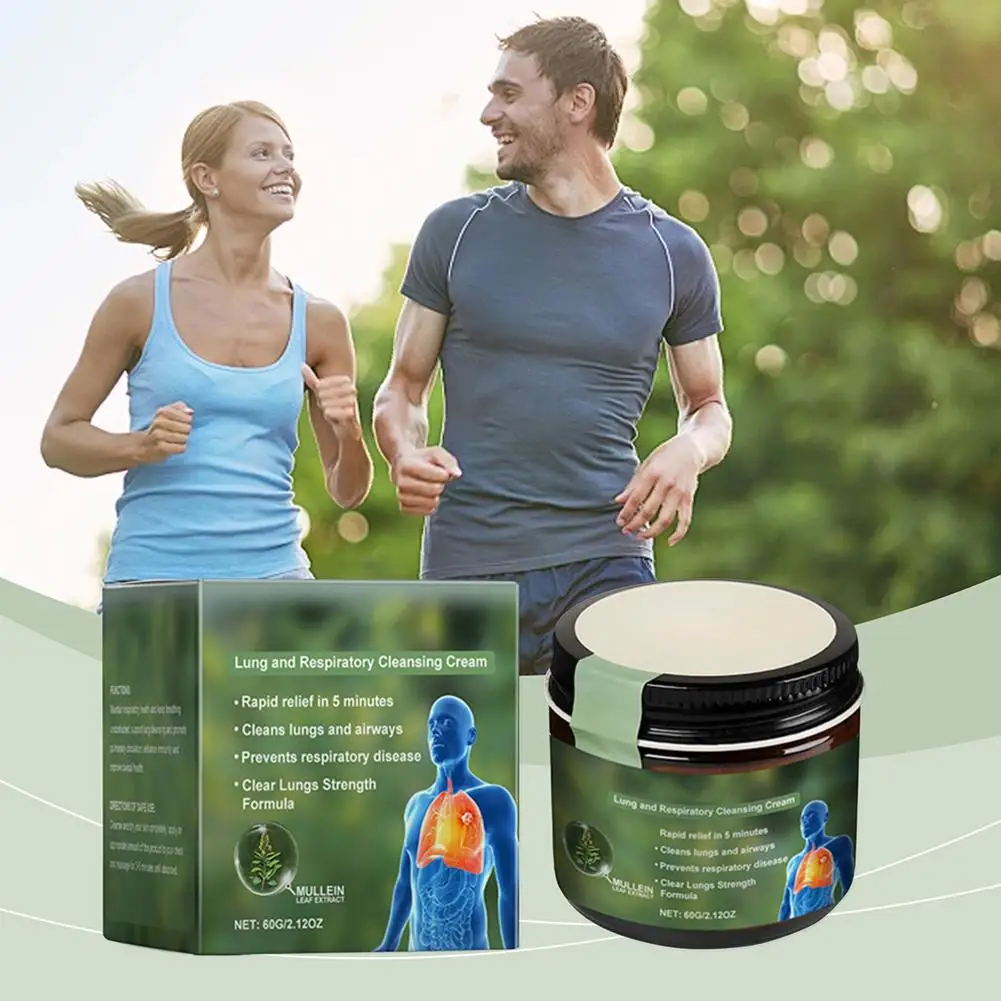 

60G Lung Repair Cream Deep Cleansing Repair The Respiratory System Improve Breath Moisturizing Natural Ingredients Health Care