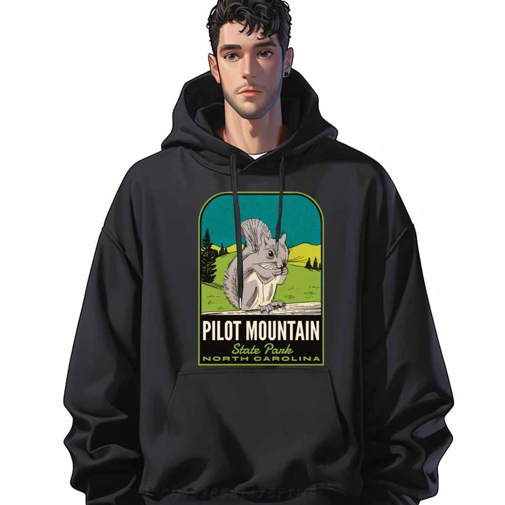 Pilot Mountain State Park Nc Vintage Travel Pink Graphic Tees Hoodie Men Oversized Father's Day