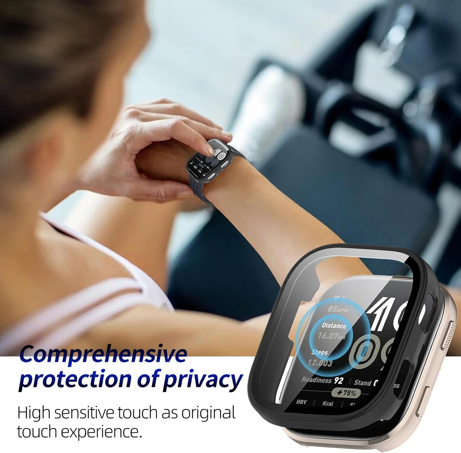 TPU/PC/Silicone Case for Amazfit BIP 6 Screen Protector Bumper Shell Glass Smart watch Accessories Amazfit bip6 Cover Protective view 6