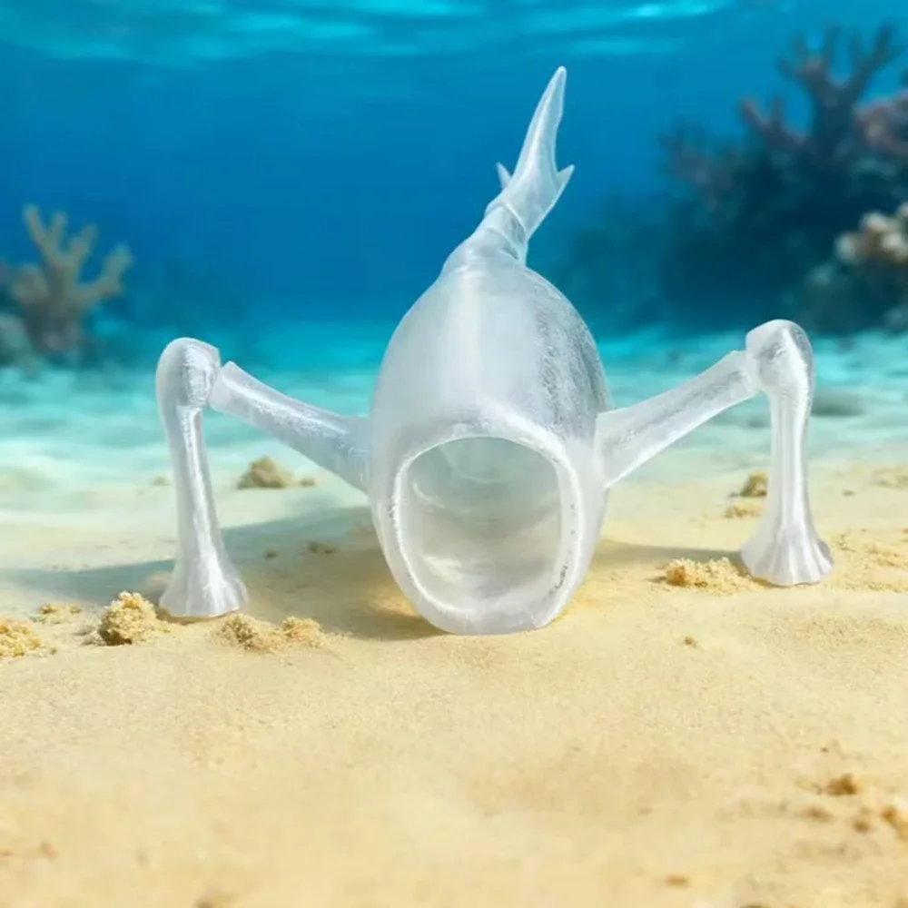 Deep Sea Monster Joint-movable Figurines Strange Rare Marine Animals Home Room Desk Decor Ornament Model New Year Gift Crafts