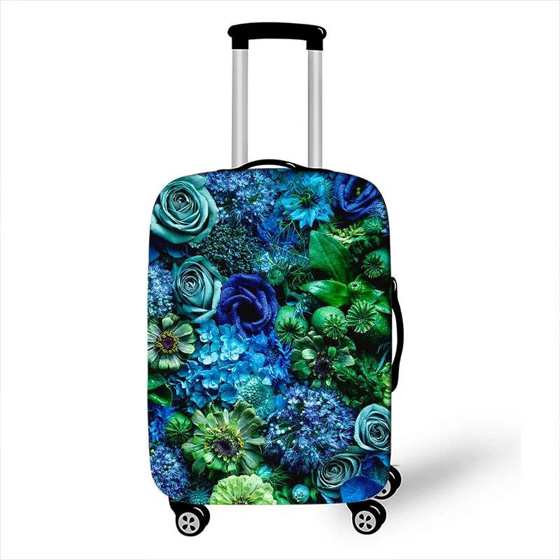 Pretty Flower Luggage Protective Covers for Travel Anit-dust Trolley Cases Cover Elastic Rose Suitcase Cover Travel Accessories