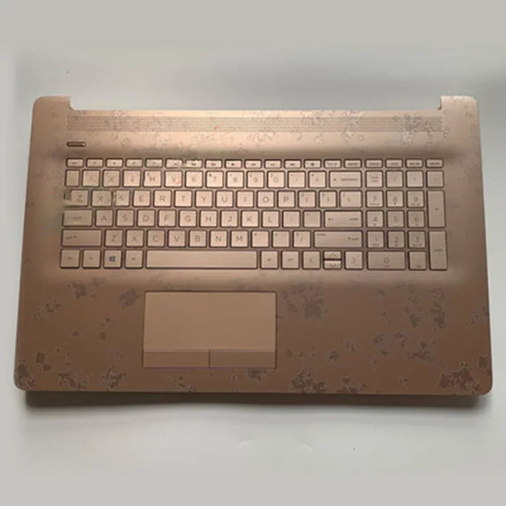 For HP 17-CA 17-BY Rose Gold Palmrest Upper Case Backlit Keyboard L28090-001