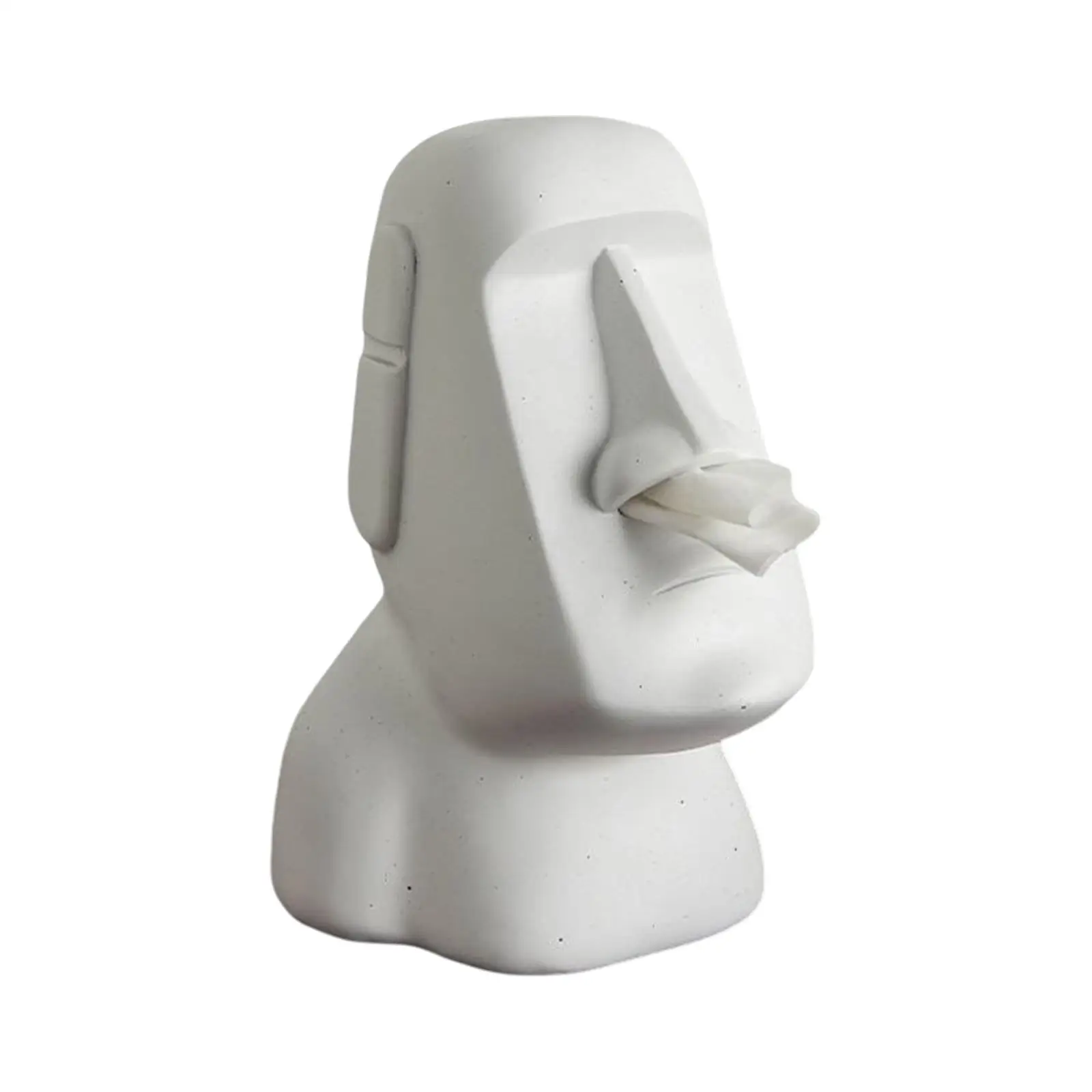 Stone Figure Facial Tissue Box Napkin Holder Paper Towel Dispenser Container for Office Bathroom Bedroom Home Decoration