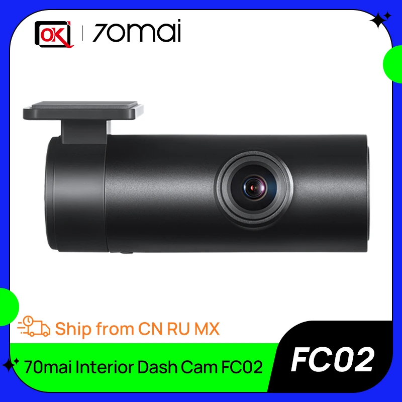 NEW 70mai Interior Cam FC02 only for 70mai A500S, A400, A800S (RC06/RC09 and FC02 cannot be used at the same time))