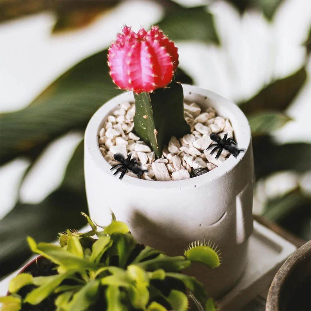 

300Pcs Realistic Ant Simulation Decorations Indoor Outdoor Garden Desk Artificial Ant Figures Scene Layout Decor