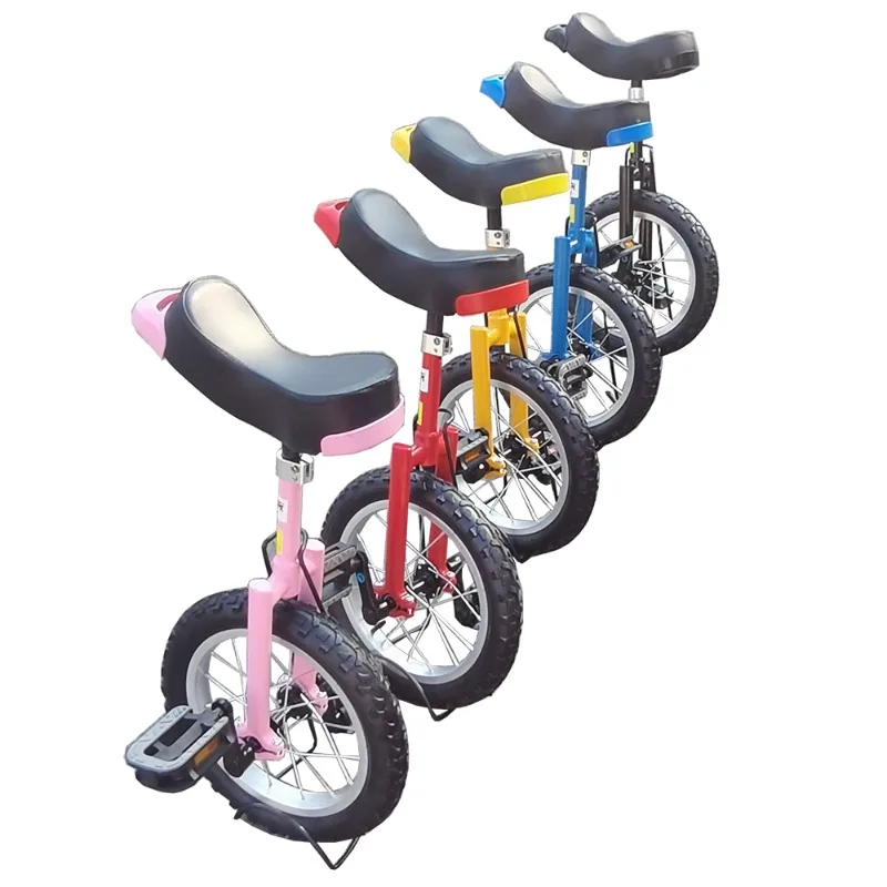 Children's and adults' unicycles, bicycles, acrobatics, unicycles