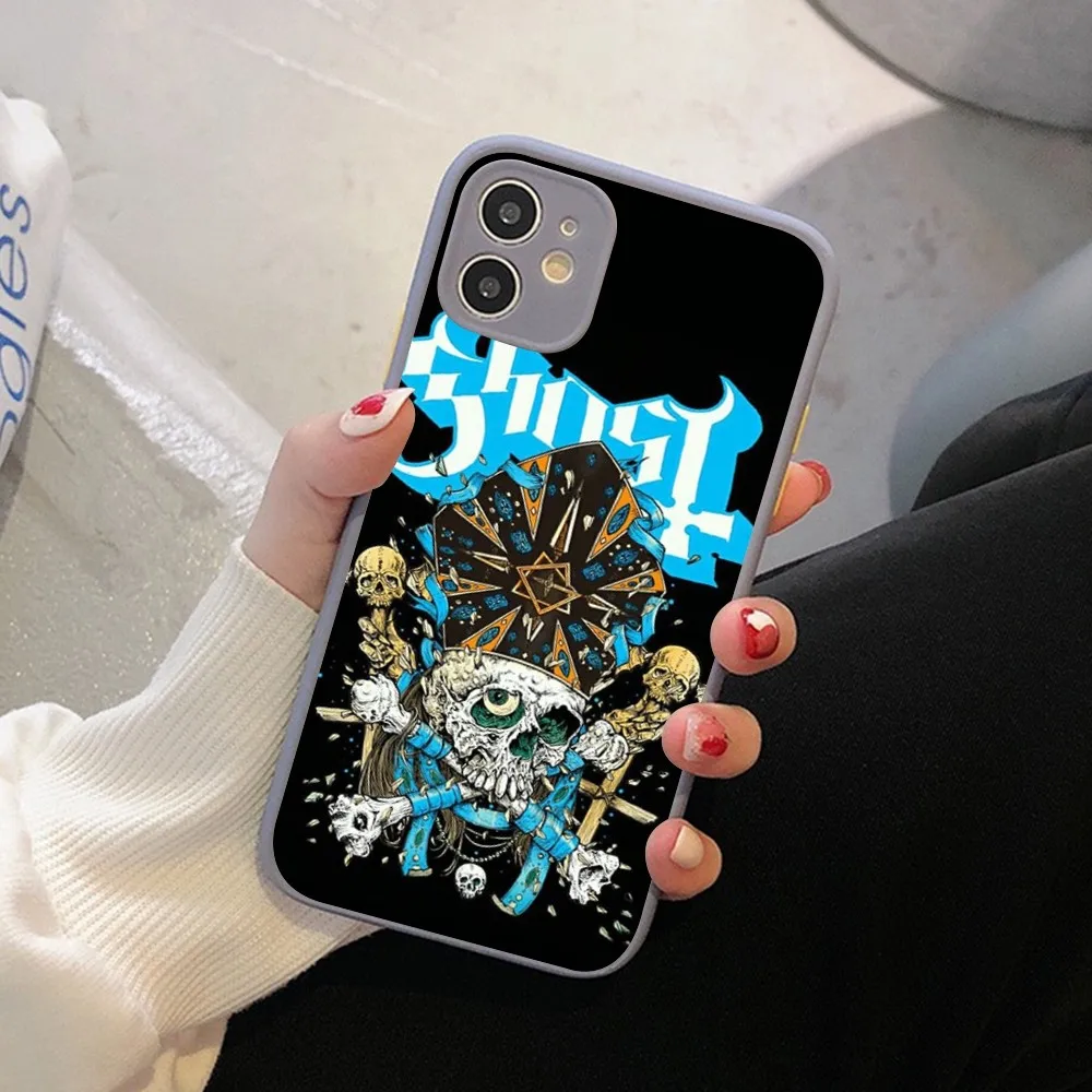 G-Ghost Heavy Metal Band Phone Case For IPhone 14 11 12 13 Mini Pro Max 8 7 Plus X XR XS MAX Translucent Matte Cover