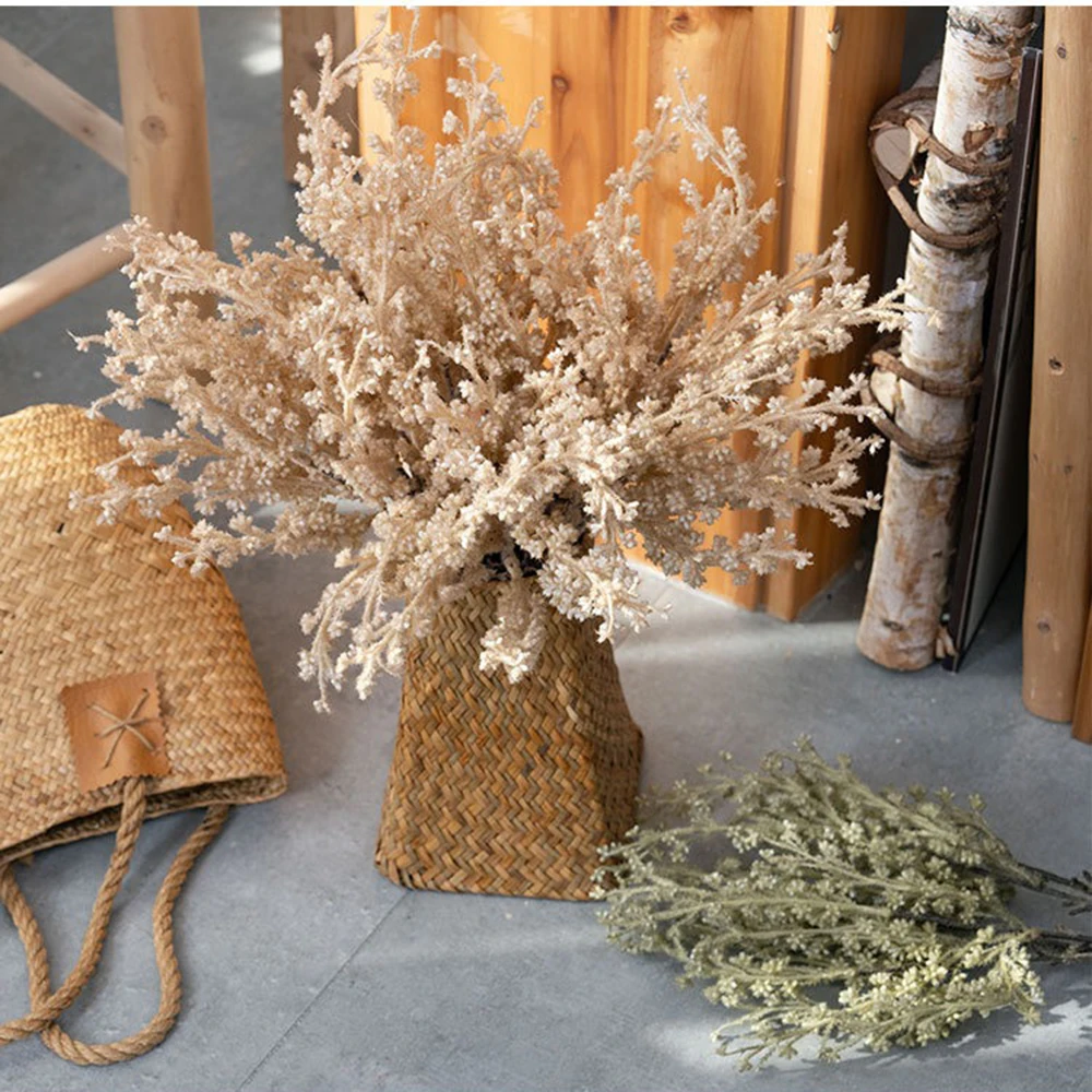 45.5cm Simulated Handmade Fake Plants Modern Home Decoration Wedding Accessories Photographic Props Yard Garden Decors