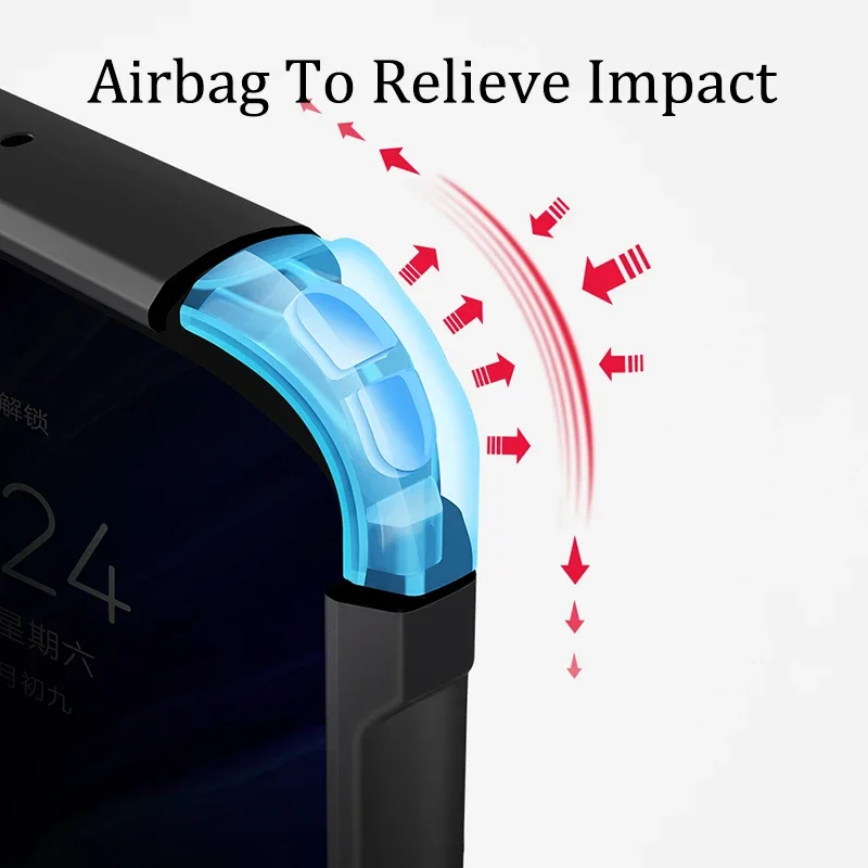 Skinlee For Realme P3 Ultra 5G Case Transparent Airbag Magnetic Suction Hard Cover For Realme P3 Ultra 5G Cooling Back Casing
