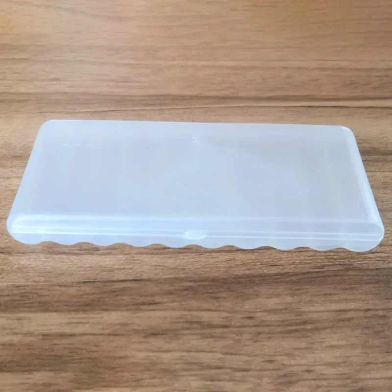 Caja de almacenamiento de batería AAA de 10 ranuras, plástico blanco transparente, soporte de batería portátil, contenedor duradero, accesorios