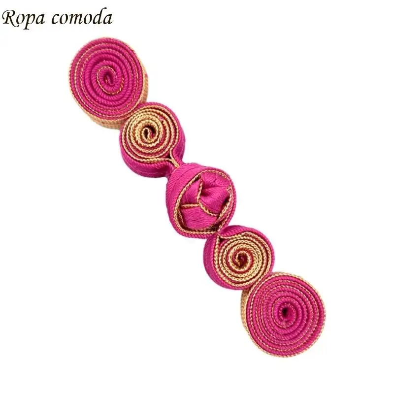 

MXMA Handmade Gourd Chinese Cheongsam Knot Button Closure Ribbon Fastener Costume Shirt Suit DIY Sewing Craft